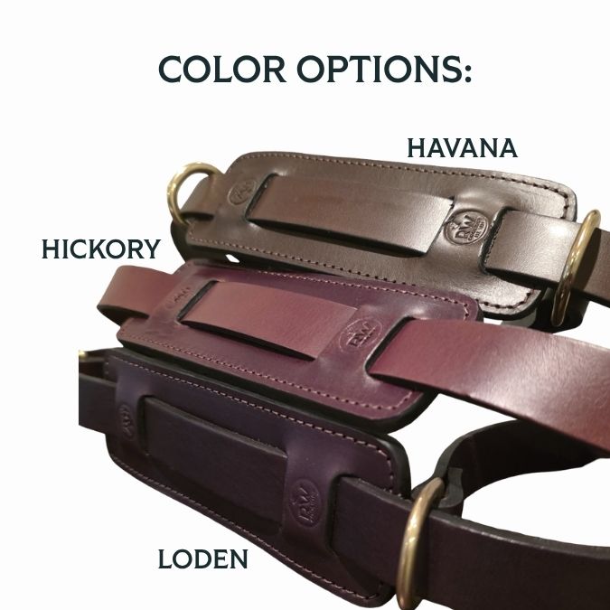 Drew Turkey Tote leather strap color options